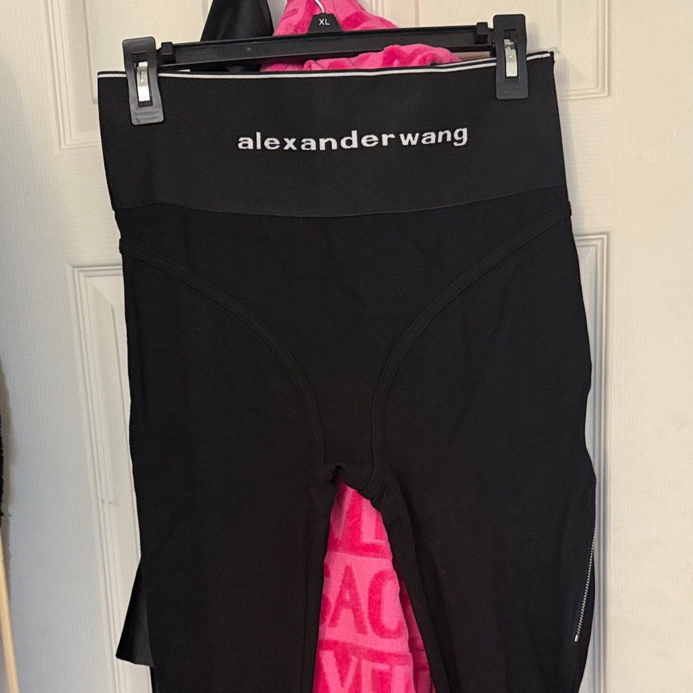 Alexander Wang Black High-Waisted Leggings
